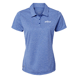 LADIES ADIDAS HEATHERED POLO